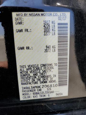 2017 NISSAN ALTIMA 2.5 - 1N4AL3APXHC206810