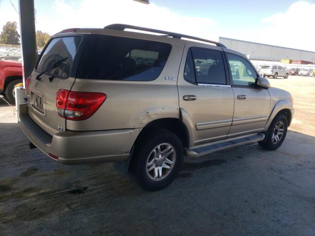 TOYOTA SEQUOIA SR 2005 gold  gas 5TDZT34A15S243016 photo #4