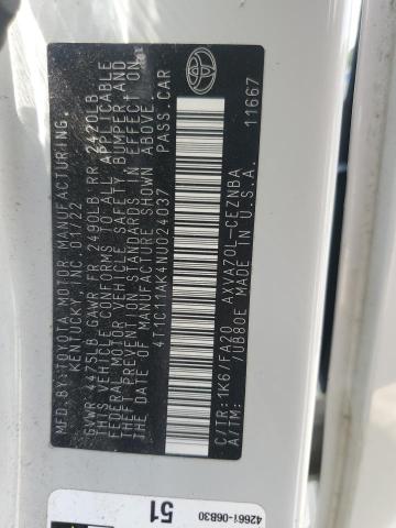 2022 TOYOTA CAMRY LE - 4T1C11AK4NU024037