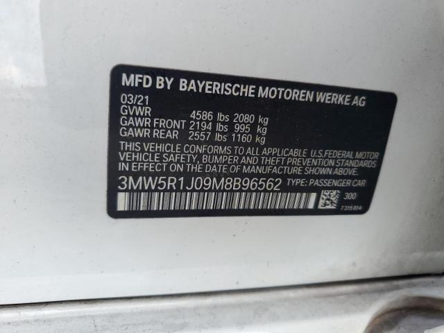 2021 BMW 330I - 3MW5R1J09M8B96562