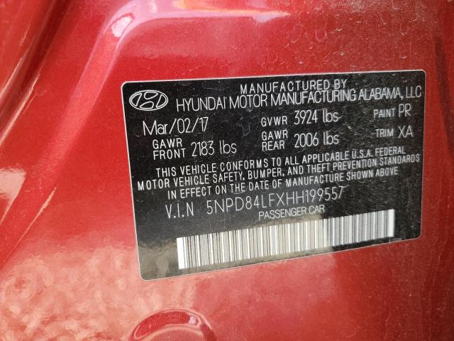 2017 HYUNDAI ELANTRA SE - 5NPD84LFXHH199557