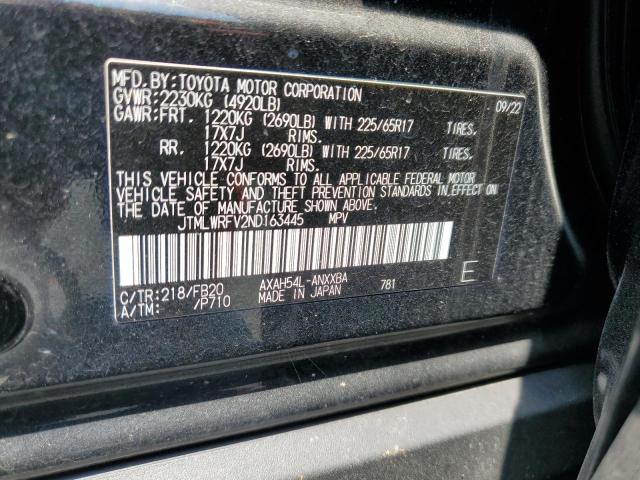 2022 TOYOTA RAV4 LE JTMLWRFV2ND163445