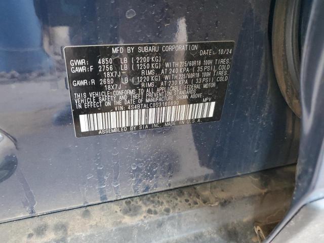 2025 SUBARU OUTBACK ON 4S4BTALC0S3160890