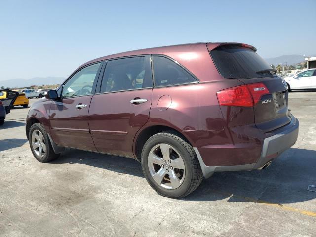 ACURA MDX SPORT 2007 maroon  gas 2HNYD28827H534243 photo #3