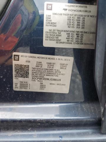 2020 CHEVROLET SILVERADO - 3GCPWCED9LG388128