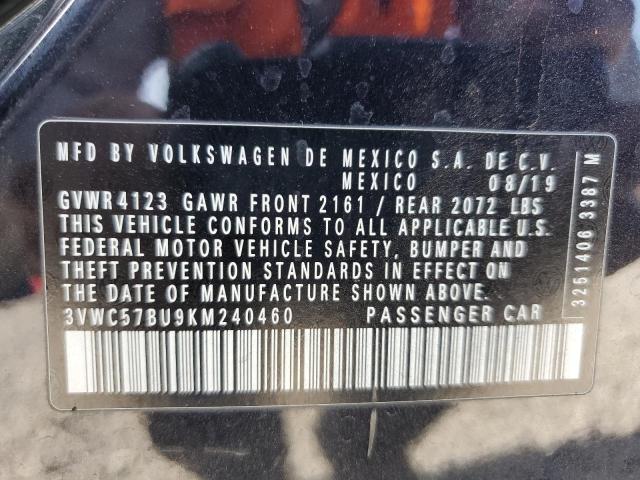 2019 VOLKSWAGEN JETTA S - 3VWC57BU9KM240460
