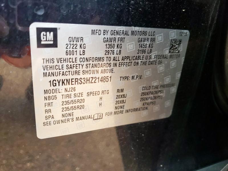 1gykners3hz214851 - 2017 Cadillac xt5 premium luxury - #60112185
