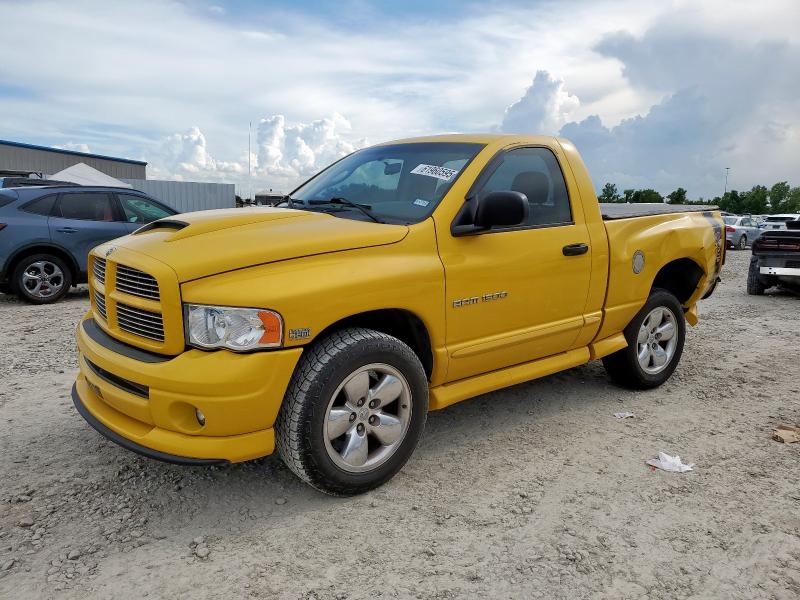 DODGE RAM 1500 S 2005 yellow  gas 1D7HA16D75J545216 photo #1