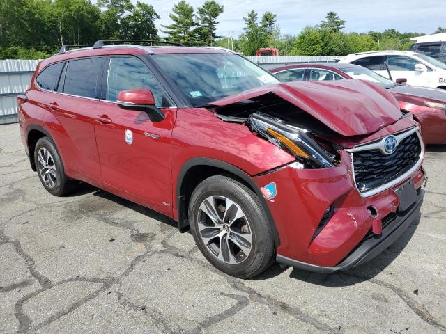 2021 TOYOTA HIGHLANDER HYBRID XLE 5TDHBRCH7MS023698