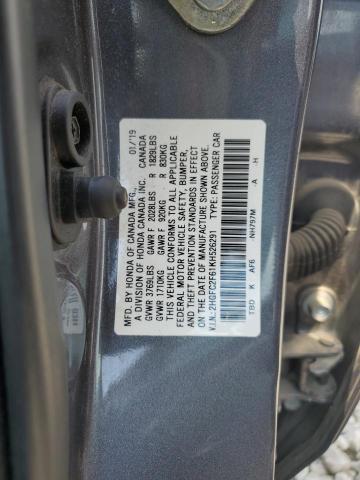 2019 HONDA CIVIC LX - 2HGFC2F61KH526291