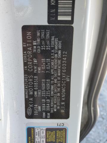 2015 KIA SEDONA EX KNDMC5C1XF6033412