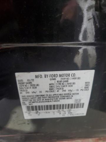 2022 FORD EDGE SE 2FMPK4G93NBA74809
