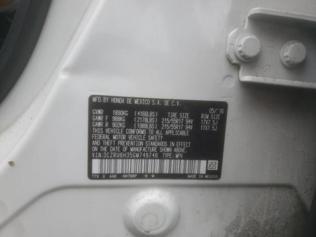 2016 HONDA HR-V LX 3CZRU6H35GM749746