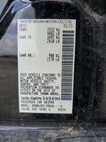 2023 NISSAN ALTIMA SV 1N4BL4DW9PN349490