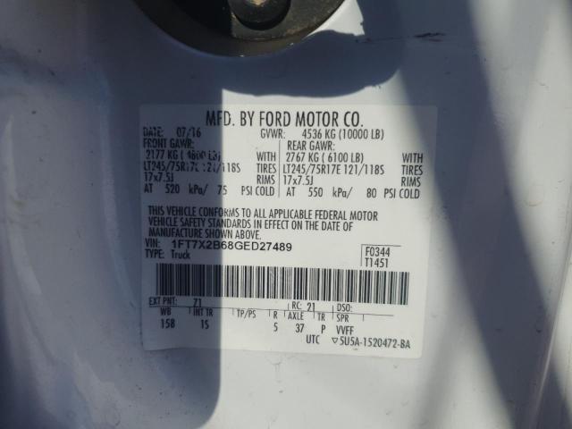 2016 FORD F250 SUPER 1FT7X2B68GED27489