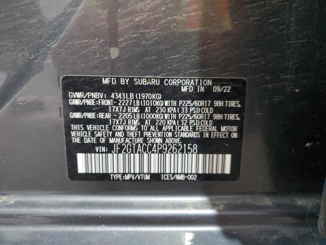 2023 SUBARU CROSSTREK - JF2GTACC4P9262158