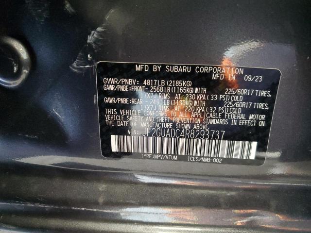 2024 SUBARU CROSSTREK JF2GUADC4R8293737