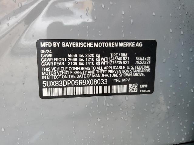 2024 BMW X3 M40I 5UX83DP05R9X08033