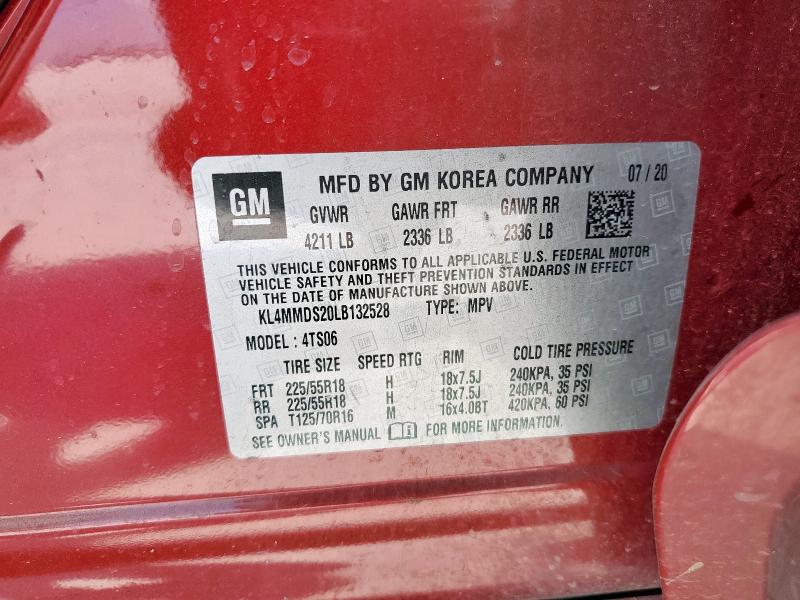 2020 BUICK ENCORE GX KL4MMDS20LB132528