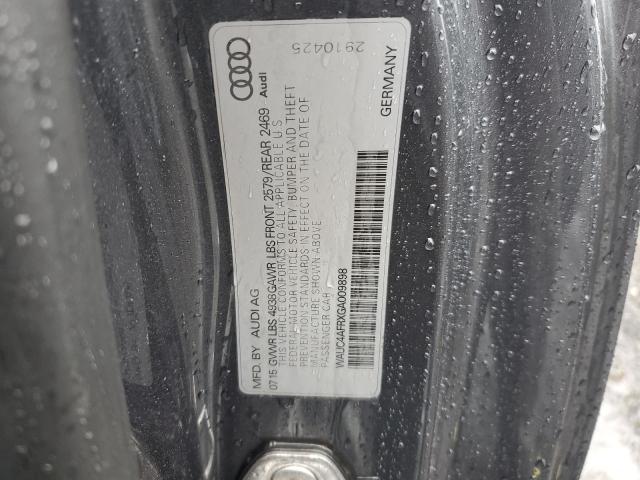 2016 AUDI S5 PREMIUM WAUC4AFRXGA009898
