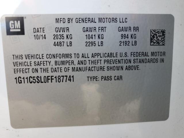 2015 CHEVROLET MALIBU 1LT - 1G11C5SL0FF187741