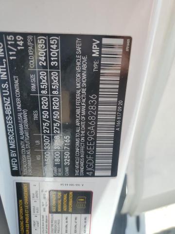 2016 MERCEDES-BENZ GL 450 4MA 4JGDF6EE9GA682836
