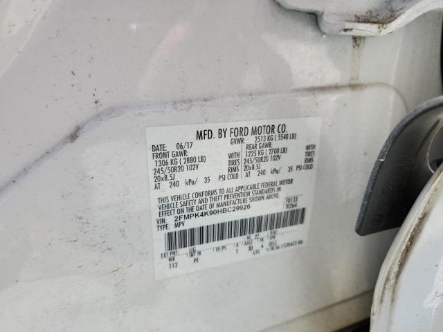 2017 FORD EDGE TITAN - 2FMPK4K90HBC29926