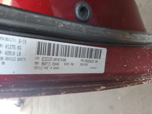 2019 DODGE CHALLENGER - 2C3CDZFJ4KH674306