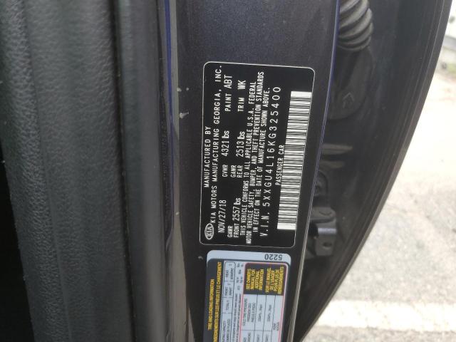 2019 KIA OPTIMA EX 5XXGU4L16KG325400