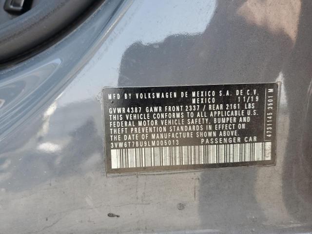 2020 VOLKSWAGEN JETTA GLI 3VW6T7BU9LM005013