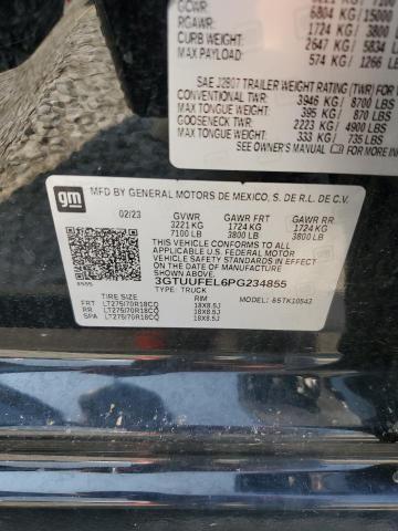 2023 GMC SIERRA K15 3GTUUFEL6PG234855