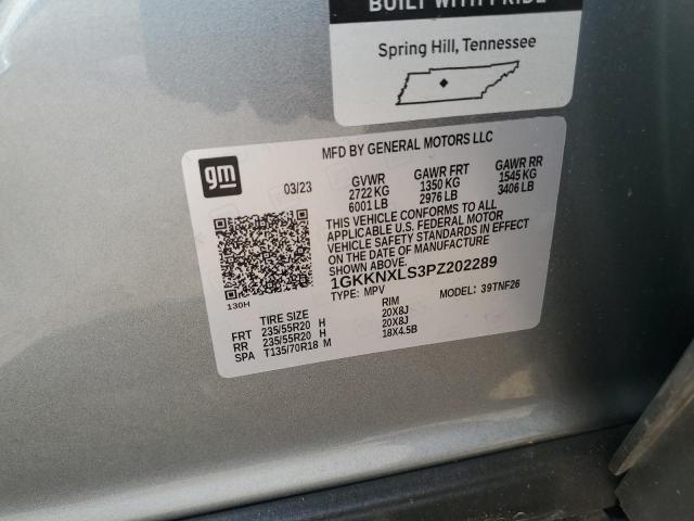 2023 GMC ACADIA DEN 1GKKNXLS3PZ202289