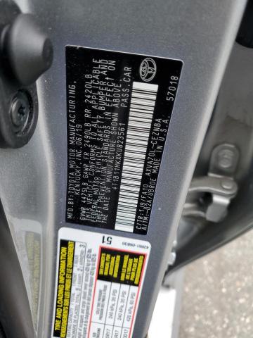 2019 TOYOTA CAMRY L 4T1B11HKXKU823561