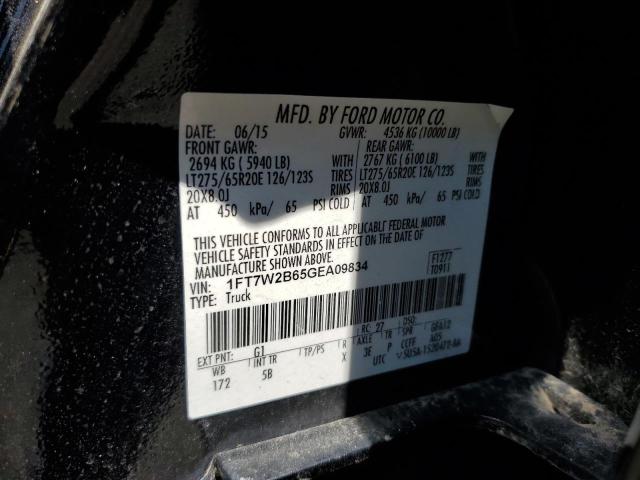 2016 FORD F250 SUPER - 1FT7W2B65GEA09834