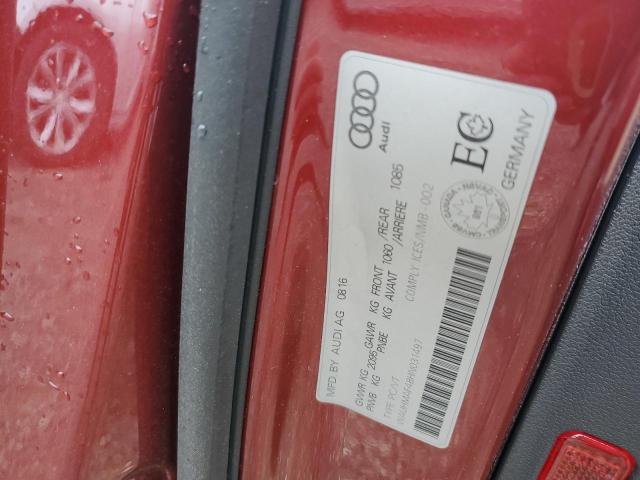2017 AUDI A4 PROGRES WAUHMAF48HN031497