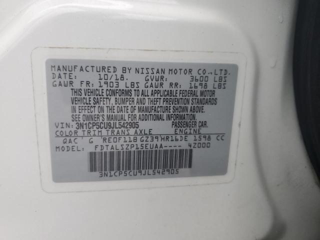 2018 NISSAN KICKS S 3N1CP5CU9JL542905