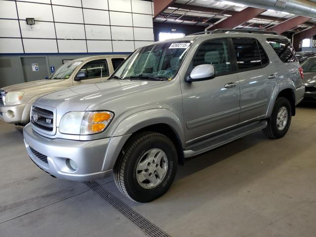 TOYOTA SEQUOIA SR 2004 silver 4dr spor gas 5TDBT44A84S207880 photo #1