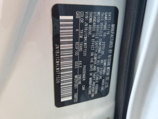 2020 NISSAN ROGUE SPOR JN1BJ1CW4LW371520