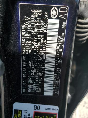 2017 TOYOTA COROLLA L 2T1BURHE6HC826726