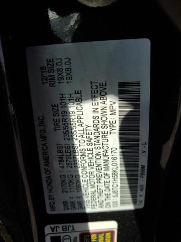2019 ACURA RDX TECHNO 5J8TC1H58KL016170