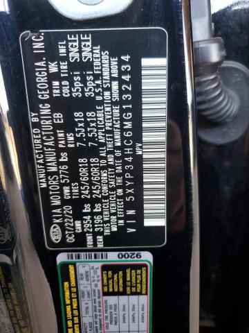 2021 KIA TELLURIDE 5XYP34HC6MG132434