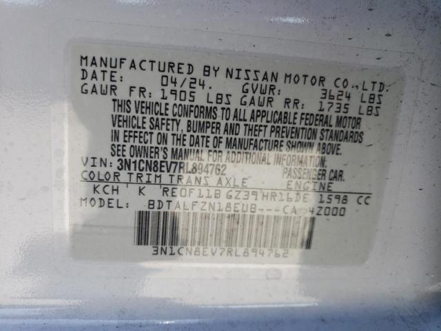 2024 NISSAN VERSA SV 3N1CN8EV7RL894762