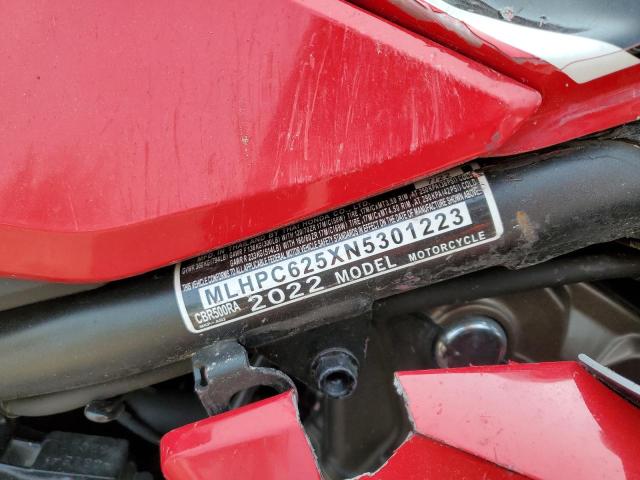 2022 HONDA CBR500 RA MLHPC625XN5301223