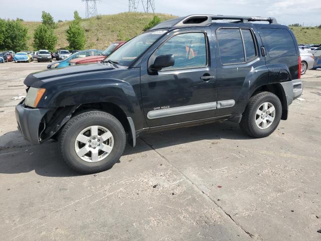 NISSAN XTERRA OFF 2005 black  gas 5N1AN08W15C605628 photo #1