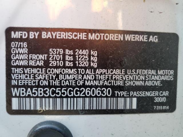 2016 BMW 535 XI WBA5B3C55GG260630