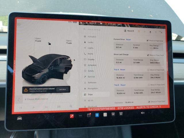 2023 TESLA MODEL Y 7SAYGDEF8PF881855