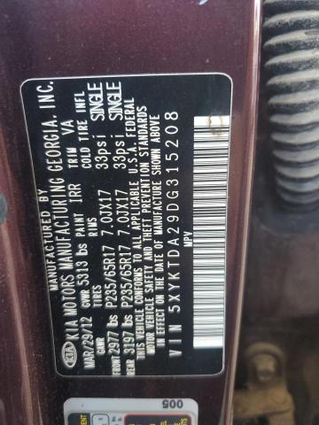 2013 KIA SORENTO LX - 5XYKTDA29DG315208