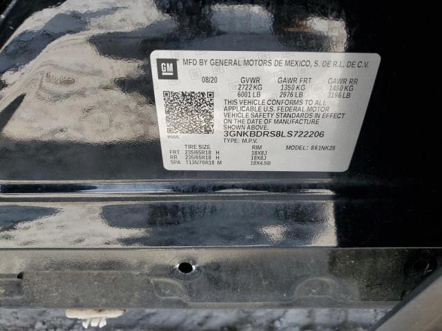 2020 CHEVROLET BLAZER 3LT 3GNKBDRS8LS722206