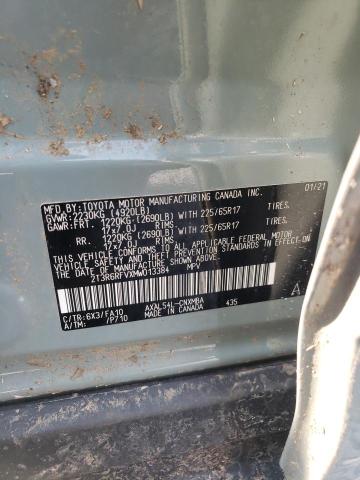 2021 TOYOTA RAV4 XLE - 2T3R6RFVXMW013384