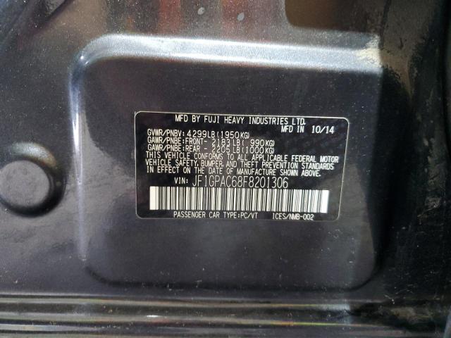 2015 SUBARU IMPREZA PR JF1GPAC68F8201306